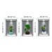 3D Çiçek Vazo Duvar Sticker 3 lü Set GRİ Fon