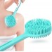 Çift Taraflı Silikon Uzun Saplı  Banyo Fırçası CM-331