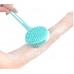 Çift Taraflı Silikon Uzun Saplı  Banyo Fırçası CM-331