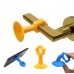 CM-072 Vantuzlu Geçmeli Kapı Kolu Stoper 4lü Set Beyaz