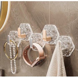 Lüks 5’li Duvar Askısı Banyo Mutfak İçin Havlu  Askılık