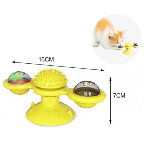 Vantuzlu Kedi Oyun Topu Yel Değirmeni