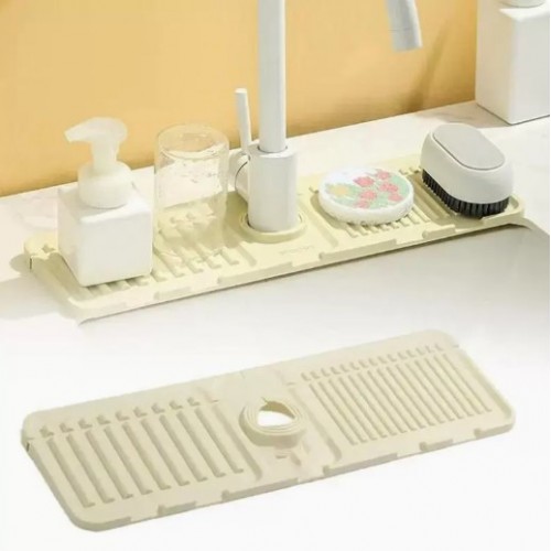 Mutfak Banyo Lavabo Kenarı Silikon Mat Gri