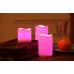 Kumandalı Renk Değiştiren Led Mum 3 Boy Set