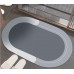 Oval Süper Emici Banyo Paspası 38*58 cm