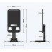 Katlanabilir Telefon Tutucu Stand Yuvarlak Tabanlı CM-074