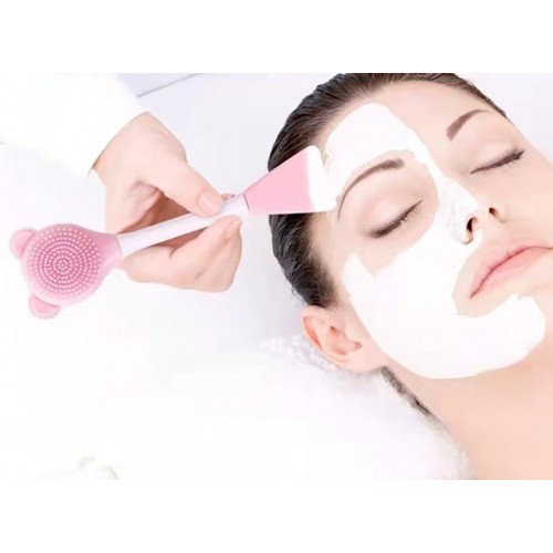 Çok Fonksiyonlu Cilt Bakım Fırçası ve Maske Spatulası