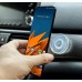 Kablo Kanallı Güçlü Yapışkan Telefon Tutucu YUVARLAK